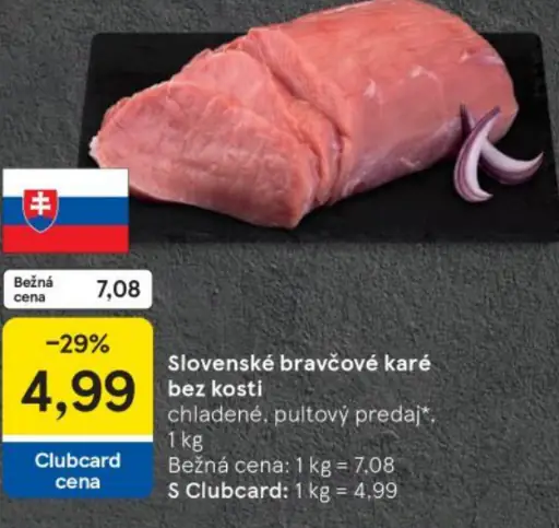 Slovenské bravčové karé bez kosti