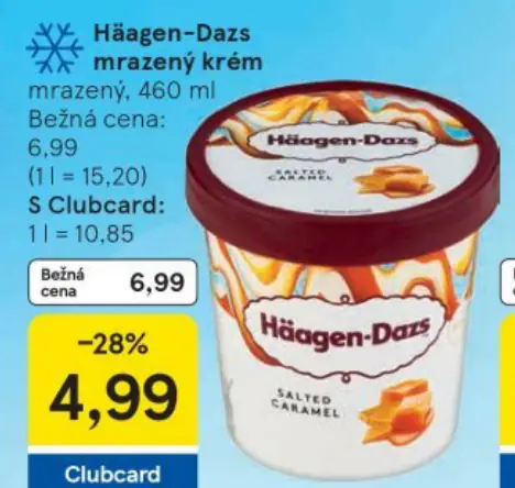 Häagen-Dazs mrazený krém