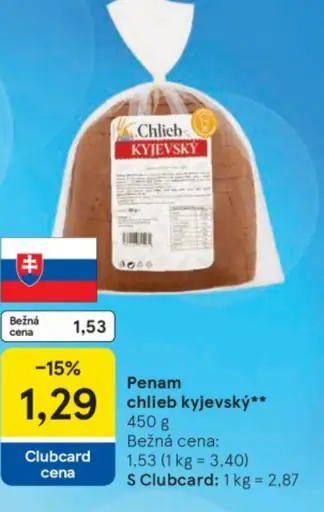 chlieb kyjevský***