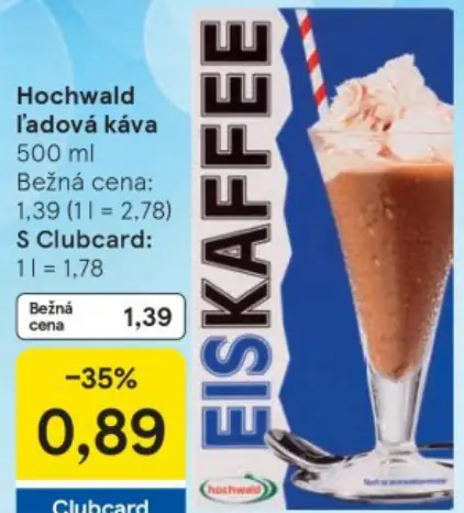 Hochwald ľadová káva