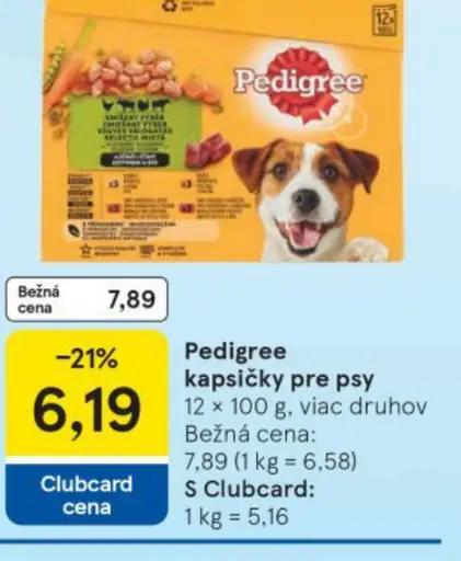 Pedigree kapsičky pre psy