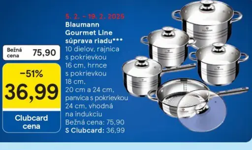 Blaumann Gourmet Line súprava riadu***