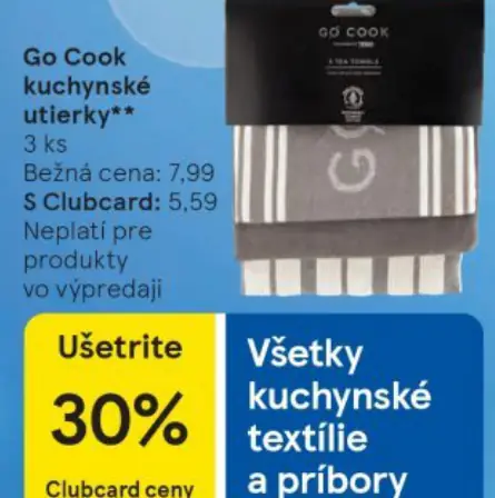 Go Cook kuchynské utierky