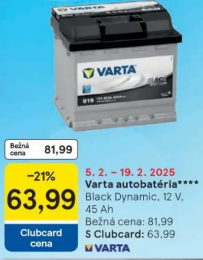 Varta autobatéria