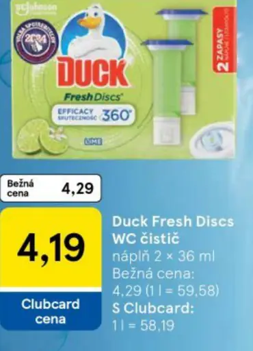 Duck Fresh Discs WC čistič