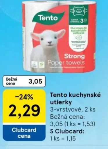 Tento kuchynské utierky 3-vrstvové