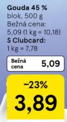 Gouda 45% blok