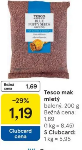 Tesco mak mletý