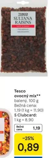 Tesco ovocný mix