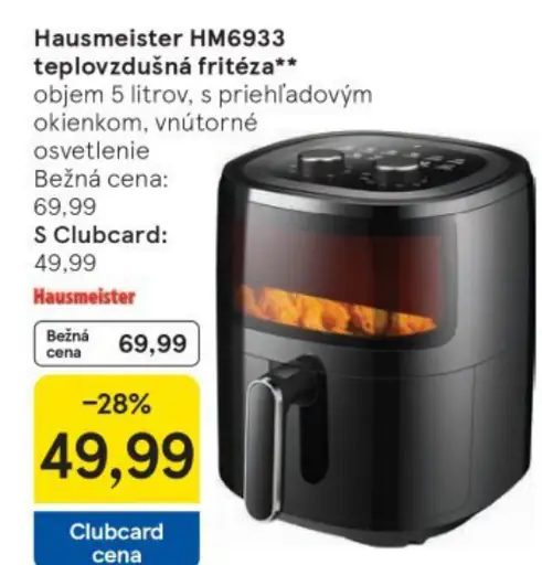 Hausmeister HM6933 teplovzdušná fritéza