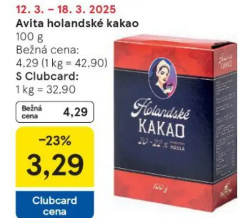 Avita holandské kakao