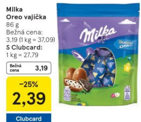 Milka Oreo vajíčka