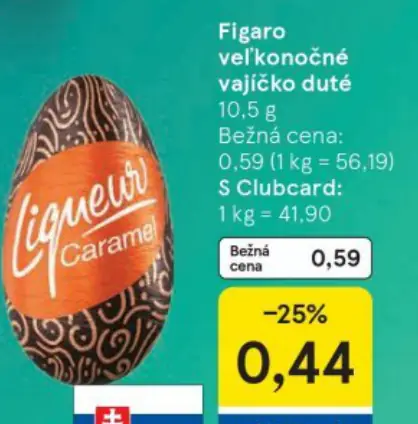 Figaro veľkonočné vajíčko duté