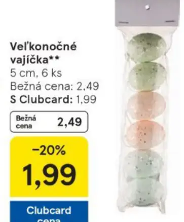 Veľkonočné vajíčka 5 cm, 4 ks