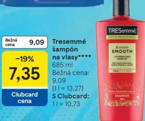 Tresemmé šampón na vlasy