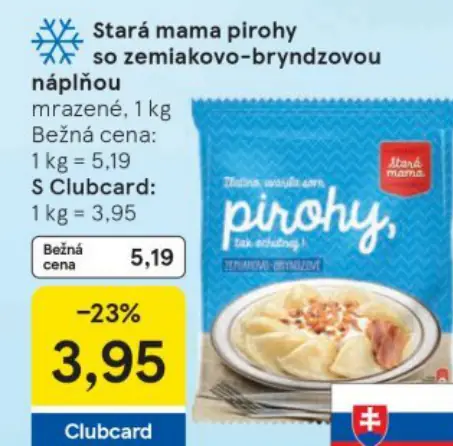 Stará Mama Pirohy so zemiakovo-bryndzovou náplňou