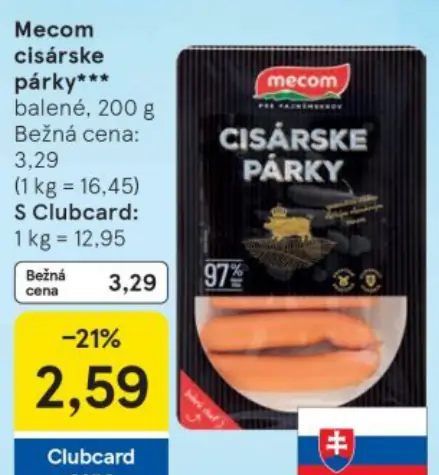 Mecom Cisárske párky