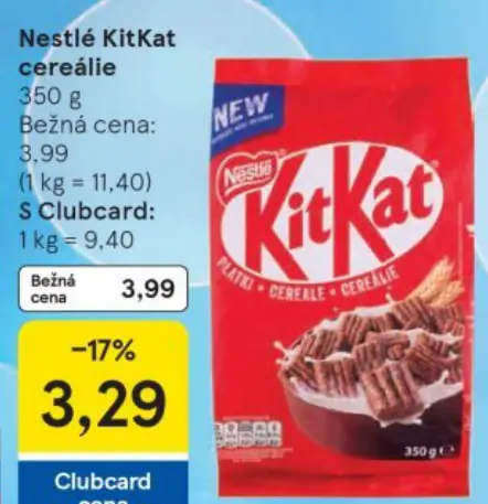 KitKat cereálie