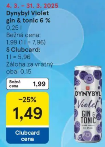 Dynybyl Violet gin & tonic