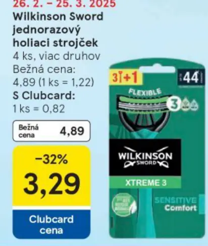 Wilkinson Sword jednorazový holiaci strojček