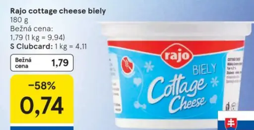 Rajo Cottage Cheese biely