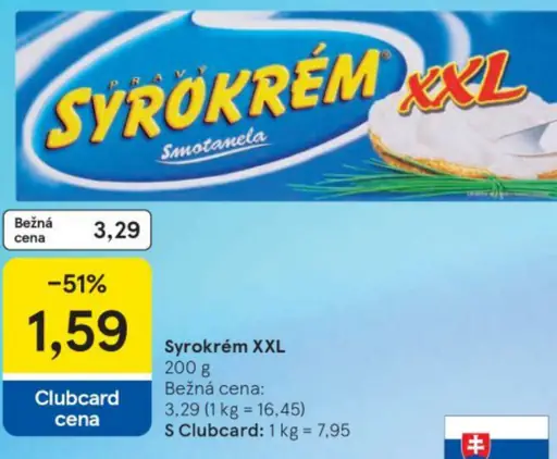 Sýrokreme XXL smotanela