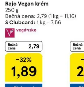 Rajo Vegan Krém
