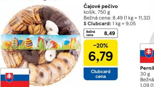 Čajové pečivo