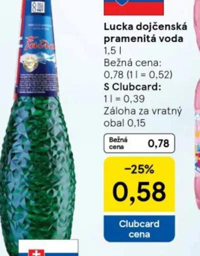 Lucka dojčenská pramenitá voda