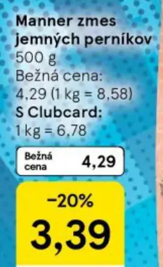 Manner Jemná zmes perníkov