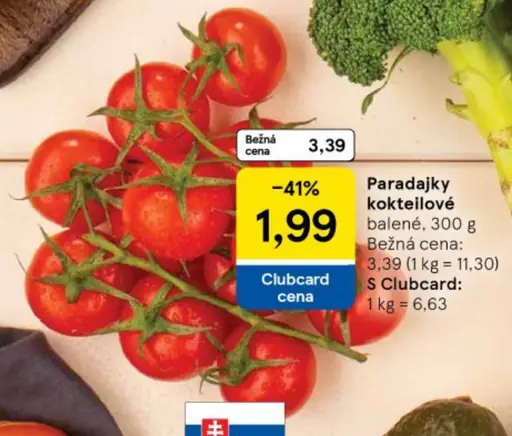 Paradajky kokteilové