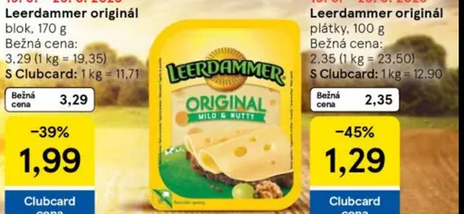 Leerdammer Original plátky