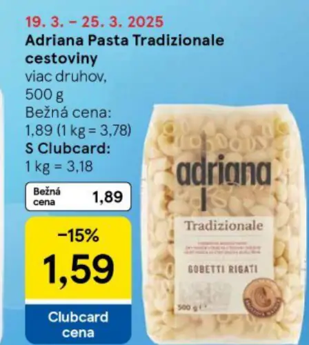Adriana Pasta Tradizionale cestoviny