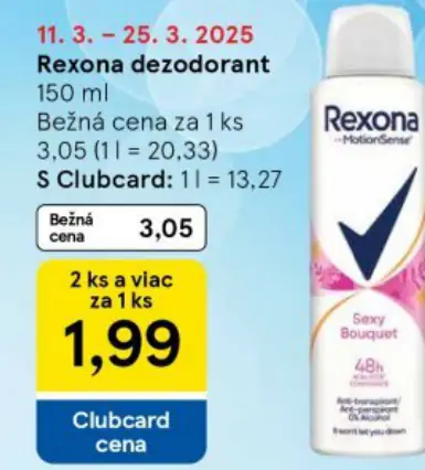 Rexona dezodorant Sexy Bouquet