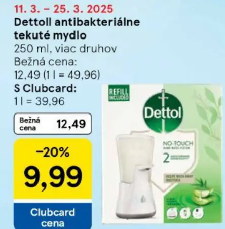 Dettol antibakteriálne tekuté mydlo