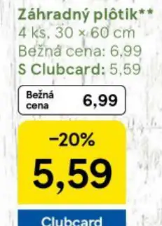 Záhradný plôtik