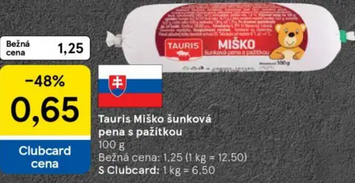 Tauris Miško šunková pena s pažítkou