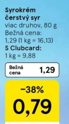 Sýrokrem čerstvý syr