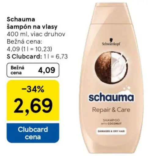 Schauma Repair & Care šampón na vlasy