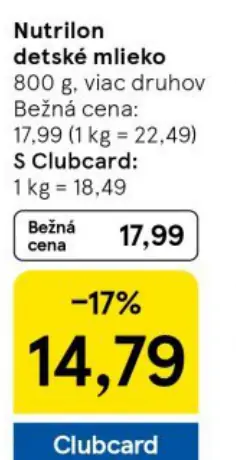 Nutrilon detské mlieko