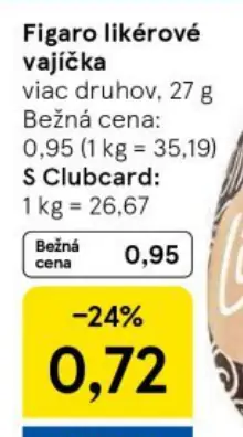 Figaro likérové vajíčko