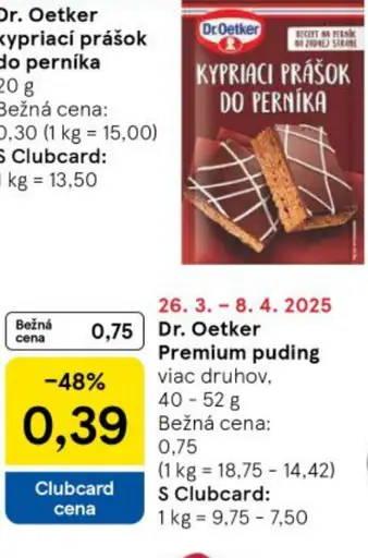 Dr. Oetker Premium Puding