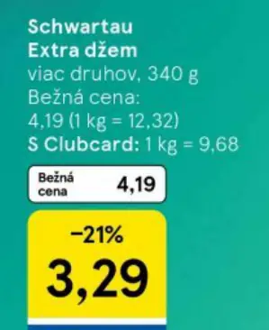 Schwartau Extra džem