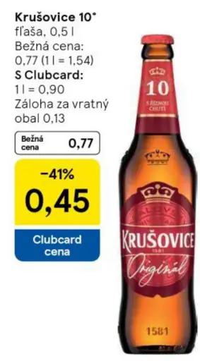 Krušovice 10 plechovka