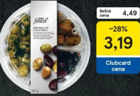 Tesco Finest Kalamata olivy výber