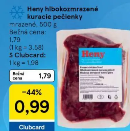 Heny kuracie pečienky hlboko zmrazené