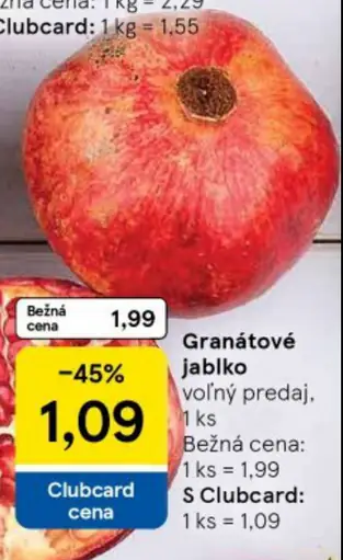 Jablko granátové