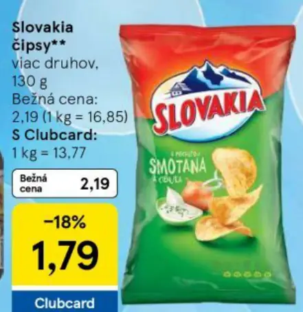 SLOVAKIA Chipsy