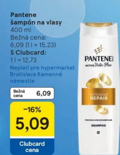 Pantene šampón na vlasy