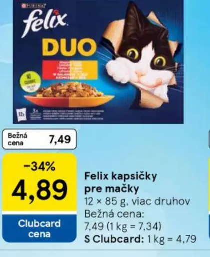 Felix kapsičky pre mačky